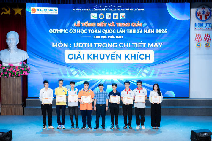 Sinh viên HUTECH ghi dấu với 09 giải thưởng tại Olympic Cơ học toàn quốc 2026 47
