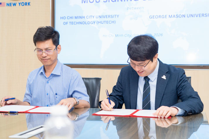 HUTECH ký kết MOU với George Mason University (Hoa Kỳ), tăng cường kết nối học thuật Việt - Mỹ 104