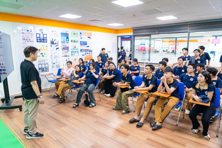 HUTECH đón đoàn học sinh trường TH-THCS-THPT Bùi Thị Xuân (Đồng Nai) tham quan, trải nghiệm môi trường đại học 61