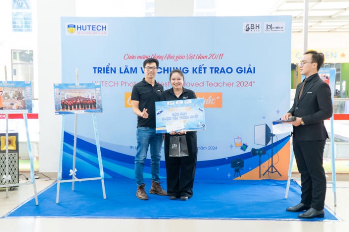 Lê Hoàng Nam - Cựu sinh viên Khoa Truyền thông & Thiết kế lên ngôi Quán quân HUTECH Photo Contest “Beloved Teacher 2024” 162