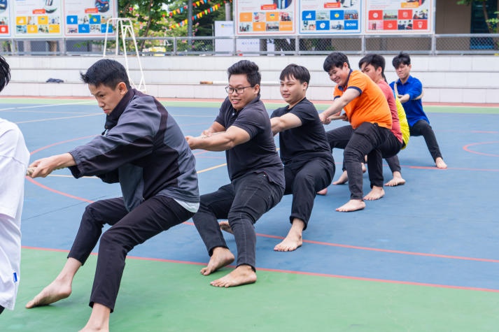 Sôi nổi tinh thần đoàn kết và sức trẻ tại lễ khai mạc Hội thao sinh viên Khoa Xây dựng 35