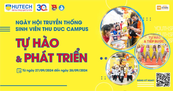 HUTECH-ers sẵn sàng tham gia Ngày hội Truyền thống Sinh viên Thu Duc Campus kỷ niệm 30 năm thành lập trường 8