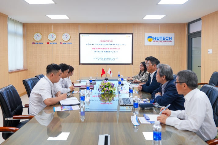Viện Công nghệ Việt - Nhật tiếp đón và làm việc cùng Công ty Jesco Asia và Toa Kogyo (Nhật Bản) 69