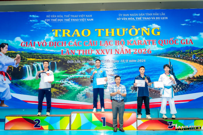 Sinh viên Viện Văn hoá - Nghệ thuật - Thể thao xuất sắc “ẵm” Huy chương Đồng Giải Vô địch các CLB Karate Quốc gia 2026 55