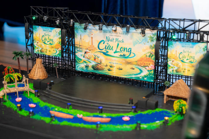 Sinh viên Quản trị sự kiện biến bản vẽ thành sân khấu thực chiến tại Stage Craft 2026 147