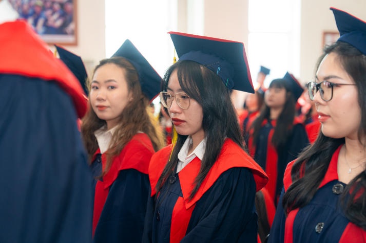 Hoa khôi Sinh viên Thế giới 2019 Nguyễn Thị Thanh Khoa dự định sẽ học tiếp thạc sĩ tại HUTECH 128
