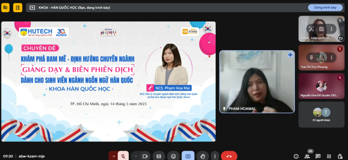 Giải mã hai hướng đi: Giảng dạy và Biên phiên dịch cùng sinh viên Khoa Hàn Quốc học 16