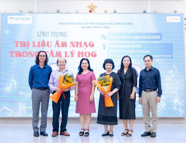 Lan tỏa sức mạnh trị liệu tinh thần từ âm nhạc đến sinh viên Tâm lý học HUTECH 27
