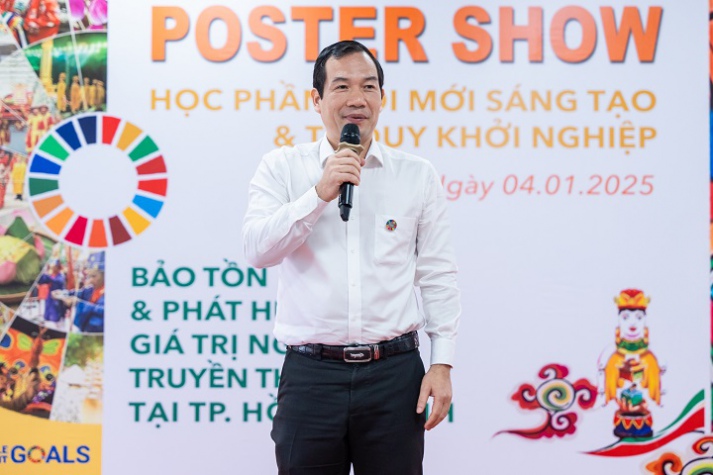 Hành trình gìn giữ nghề xưa qua những sắc màu poster sáng tạo của HUTECH-ers 12