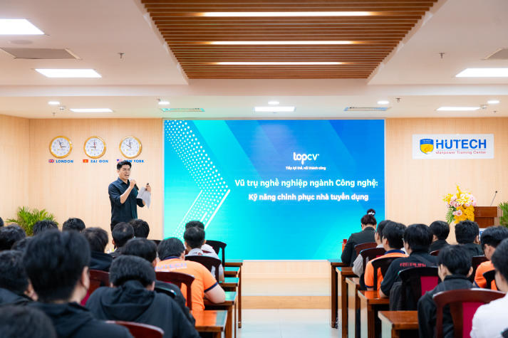 HUTECH IT Open Day 2026 quy tụ hơn 70 doanh nghiệp cùng 5.000 cơ hội việc làm cho sinh viên vào 03/4 tới 104