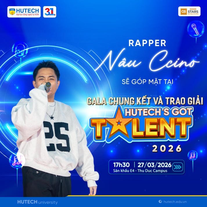HUTECH’s Got Talent 2026 hé lộ “mảnh ghép” giám khảo cuối cùng và khách mời tiếp theo tại đêm Chung kết 45