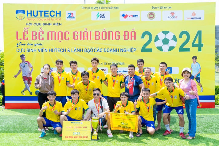 Lộ diện đội Vô địch “Giải bóng đá giao lưu Cựu Sinh viên HUTECH và Lãnh đạo các Doanh nghiệp” năm 2024 339