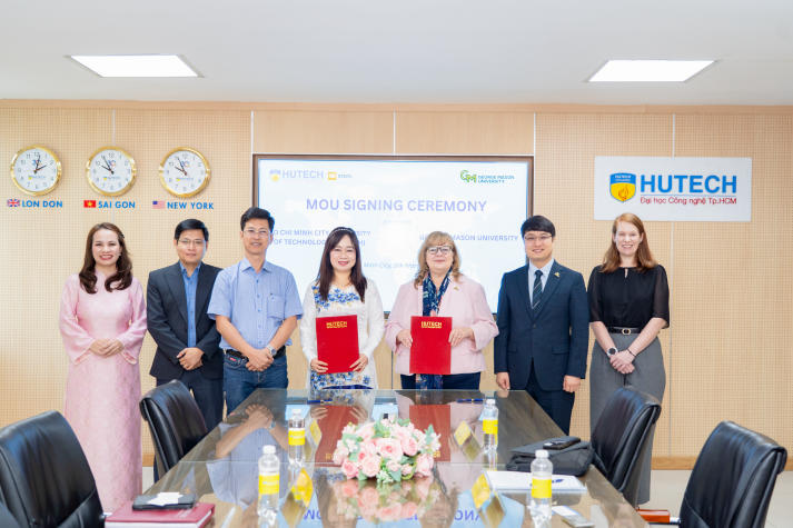HUTECH ký kết MOU với George Mason University (Hoa Kỳ), tăng cường kết nối học thuật Việt - Mỹ 124