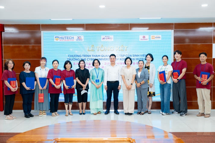 [Video] HUTECH tổng kết hành trình giao lưu, kết nối tri thức và văn hóa của sinh viên Trường The Cyber University of  Korea 47