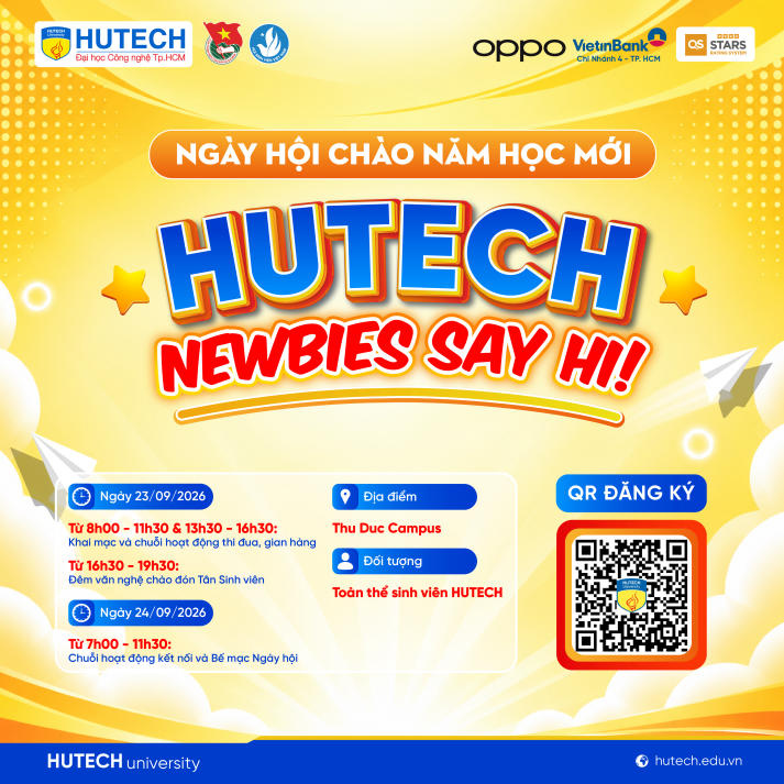 “HUTECH - Newbies Say Hi” khuấy động Thu Duc Campus vào 23/9 tới 154