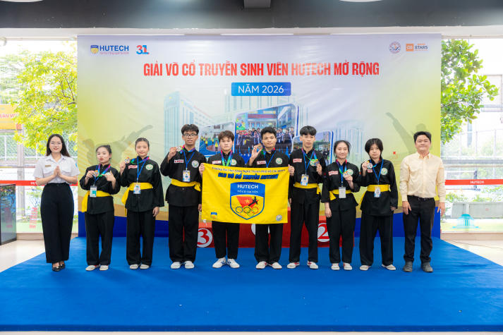 [Video] HUTECH đạt giải Nhì toàn đoàn tại Giải Võ cổ truyền sinh viên HUTECH mở rộng năm 2026 67