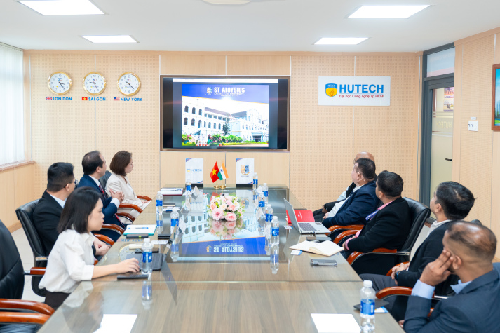 Kết nối học thuật Việt - Ấn, HUTECH và St Aloysius trao đổi hợp tác đào tạo xuyên quốc gia và trao đổi sinh viên 30