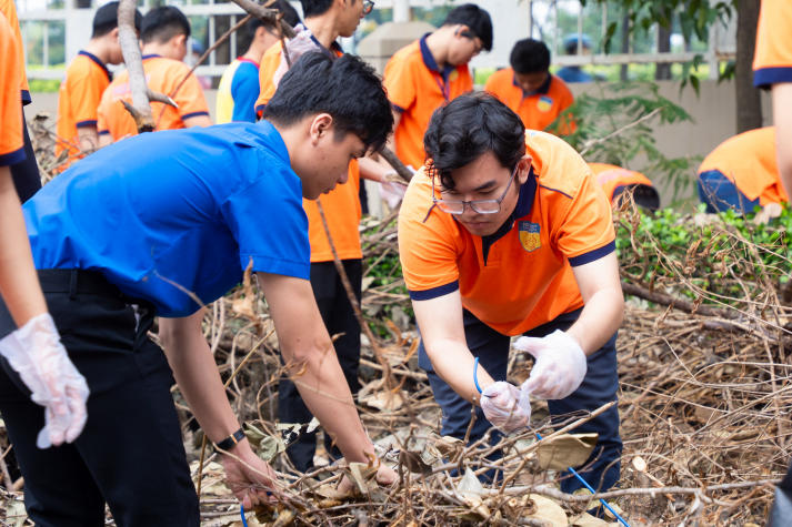 Viện Kỹ thuật phát động cao điểm tình nguyện, chung tay xây dựng môi trường xanh - sạch - đẹp 65