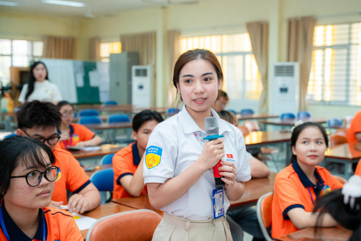 Học tư duy thiết kế qua trải nghiệm thực tế, sinh viên VJIT kiến tạo giải pháp cho “Trường học hạnh phúc” 46