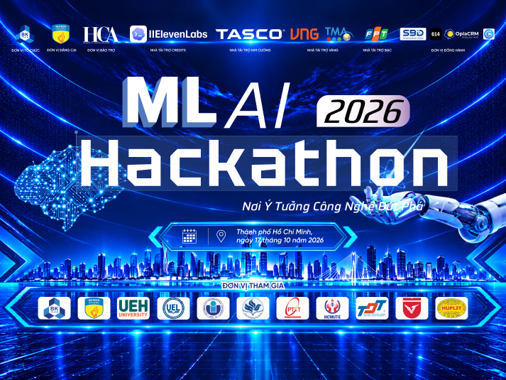 Đón chờ Chung kết MLAI Hackathon 2026 tại HUTECH vào ngày 17/10 tới 10