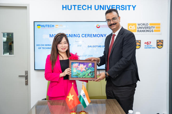 HUTECH và Galgotias University (Ấn Độ) mở rộng hợp tác đào tạo, nghiên cứu và kết nối doanh nghiệp 67