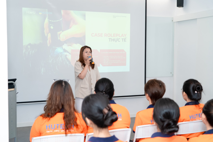 Sinh viên Công nghệ thẩm mỹ khám phá hệ sinh thái nghề tóc tại HAEU Salon 87