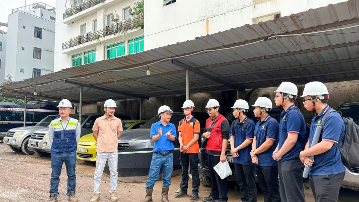Sinh viên Khoa Xây dựng học nghề từ thực tế công trình 20