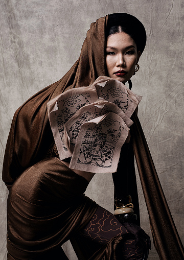 03 thiết kế của sinh viên ngành Thiết kế thời trang “oanh tạc” SẮC NÉT 2025 80