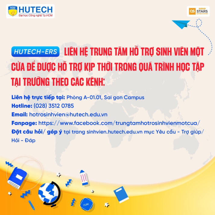 Trung tâm Hỗ trợ Sinh viên Một cửa - Đơn vị đồng hành và hỗ trợ tối đa các nhu cầu của sinh viên HUTECH 31