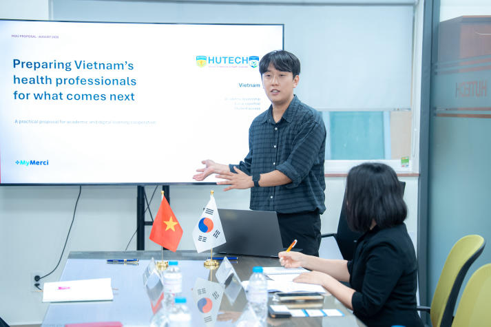 Trường Y và Khoa học Sức khỏe HUTECH ký kết MoU cùng Medi Cherry (Hàn Quốc), thúc đẩy chuyển đổi số trong đào tạo khối ngành sức khỏe 65
