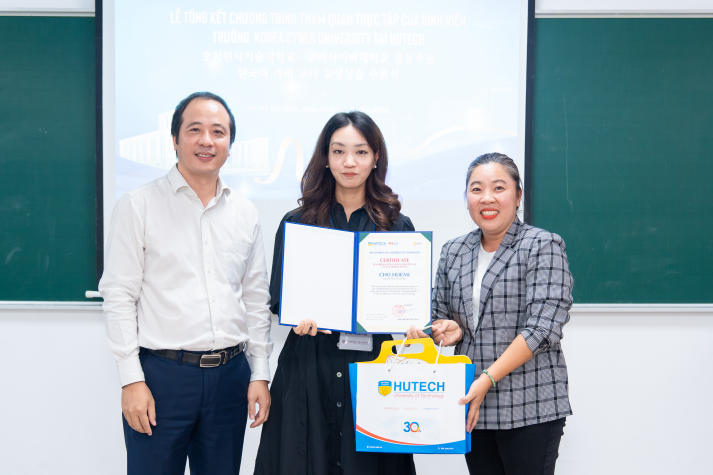 HUTECH and Korea Cyber University conclude educational exchange program 133