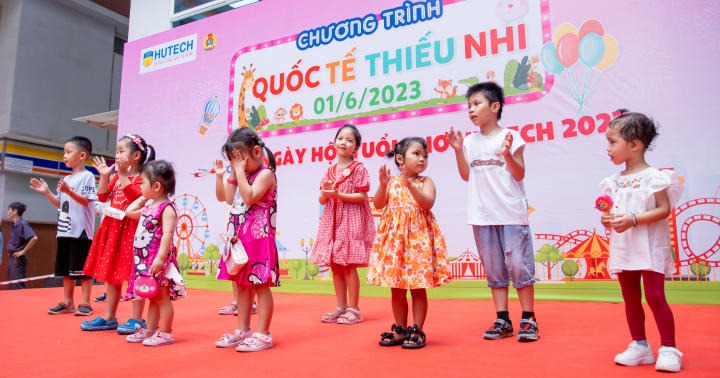 Nhiều niềm vui dành cho các bé thiếu nhi tại “Ngày hội tuổi thơ HUTECH 2023” 94