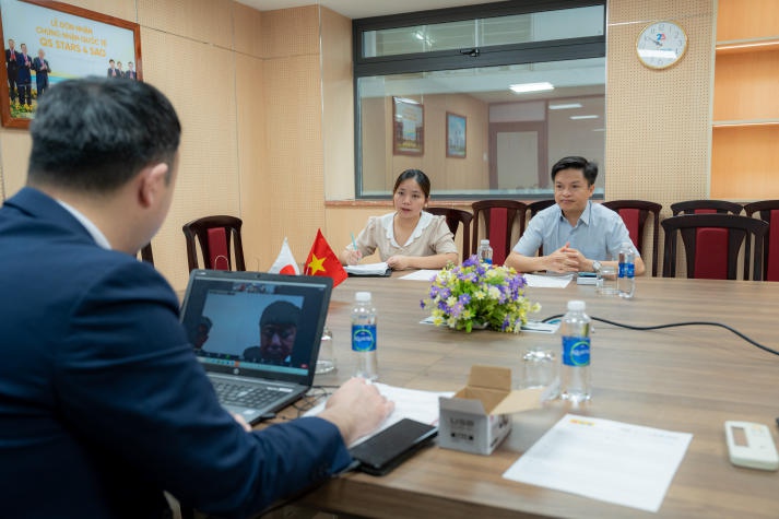 Viện Công nghệ Việt  - Nhật HUTECH làm việc với Công ty Matsuya Foods và Học viện Ngôn ngữ Meros 33