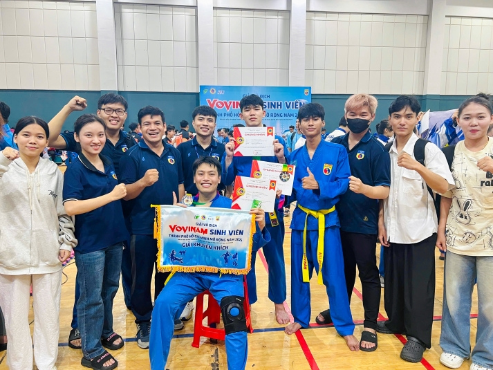 Đội tuyển Vovinam HUTECH gặt hái 09 tấm huy chương tại Giải Vô địch Vovinam Sinh viên TP.HCM mở rộng lần 2 49