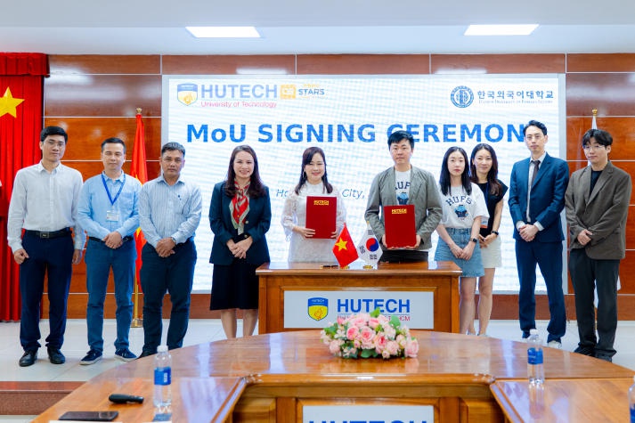 HUTECH ký kết MOU cùng Đại học Ngoại ngữ Hankuk (Hàn Quốc) 8