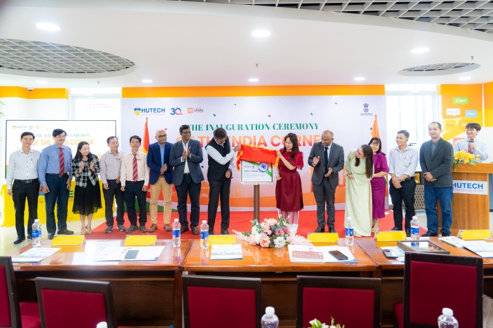 Ra mắt Góc Ấn Độ - điểm giao thoa văn hóa và học thuật tại HUTECH 54
