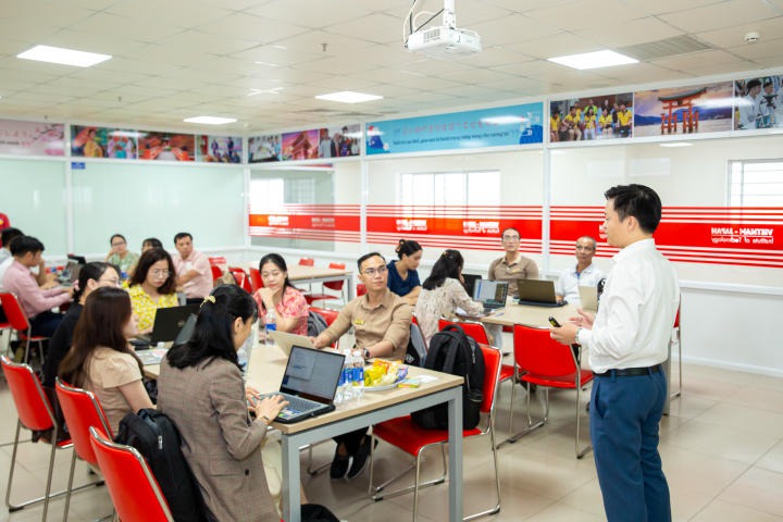 Viện Công nghệ Việt - Nhật  tổ chức tập huấn giảng dạy học phần "Đổi mới sáng tạo và tư duy khởi nghiệp" 48