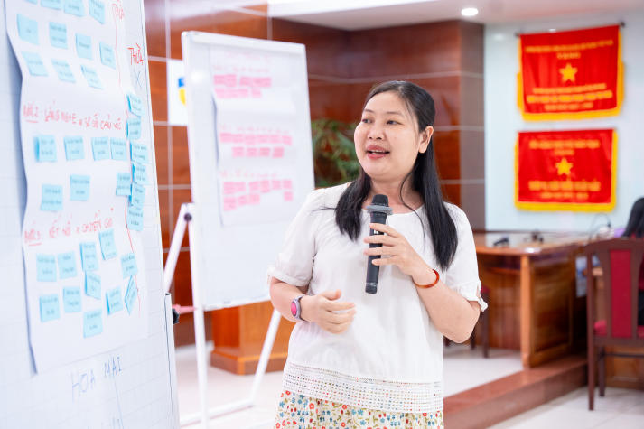 Nâng cao năng lực chăm sóc sức khỏe tinh thần sinh viên qua hoạt động tập huấn tại HUTECH 42