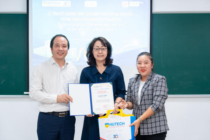 HUTECH and Korea Cyber University conclude educational exchange program 123