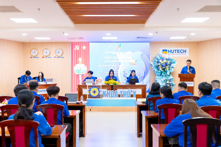 Hội nghị Đoàn TNCS HCM Khoa Thú y nhiệm kỳ 2025-2027: Dấu mốc khẳng định trí tuệ và tinh thần cống hiến của tuổi trẻ