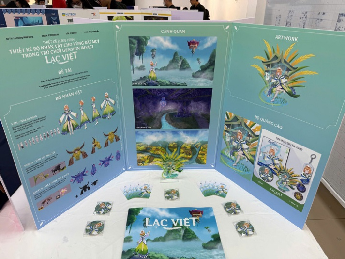 Bứt phá sáng tạo tại buổi trưng bày sản phẩm “Thiết kế dựng hình” của sinh viên Thiết kế đồ họa 36