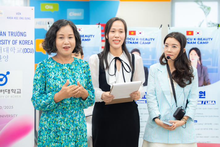 [Video] Sinh viên Viện Khoa học Ứng dụng khám phá bí mật chuẩn K-Beauty cùng chuyên gia Hàn Quốc 43