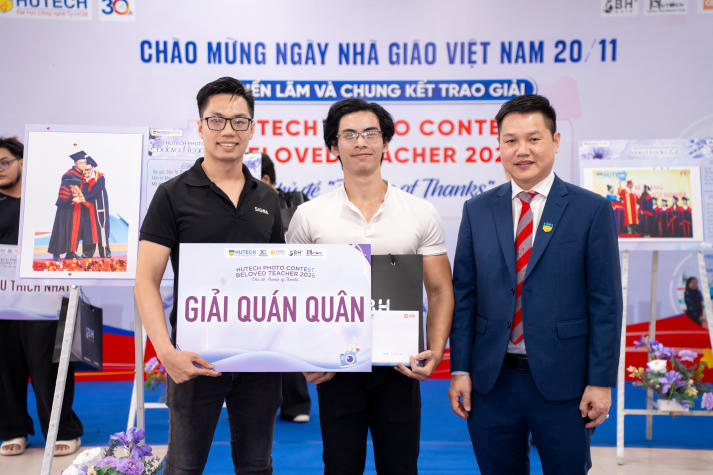 Sinh viên Khoa Quản trị kinh doanh giành giải Quán quân HUTECH Photo Contest “Beloved Teacher 2025” 124