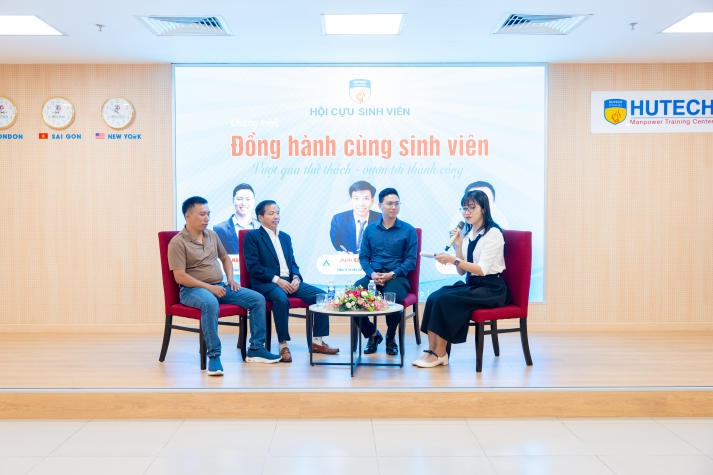 Sinh viên Viện Kỹ thuật học hỏi bí kíp vượt qua thử thách, vươn tới thành công từ cựu sinh viên HUTECH 58