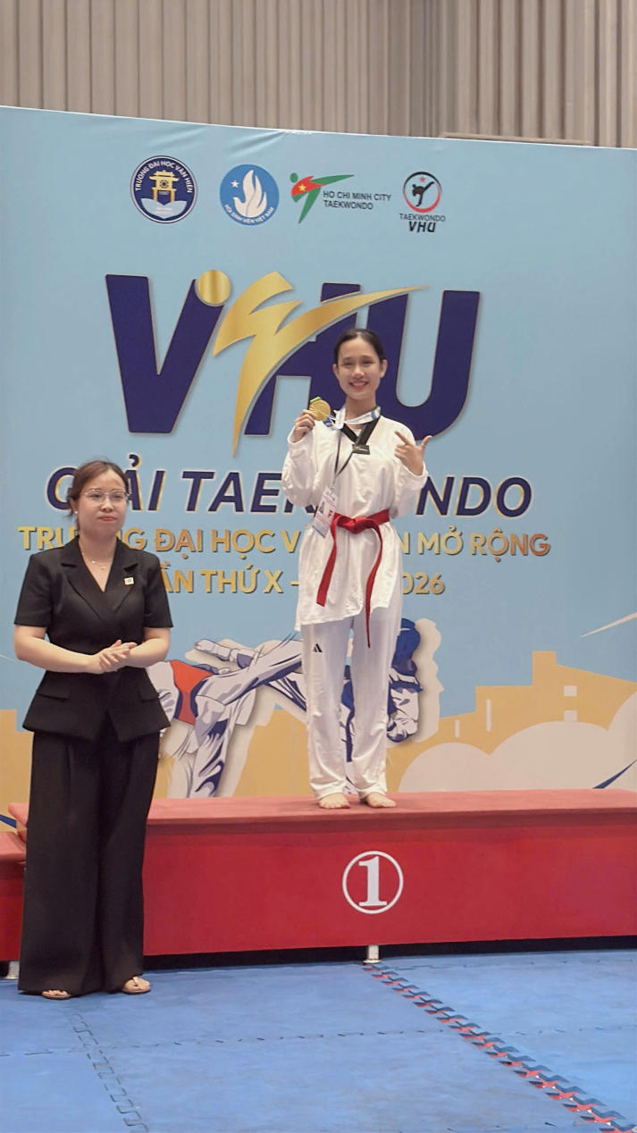 Đội tuyển Taekwondo HUTECH xuất sắc giành 7 huy chương tại Cup Taekwondo 188