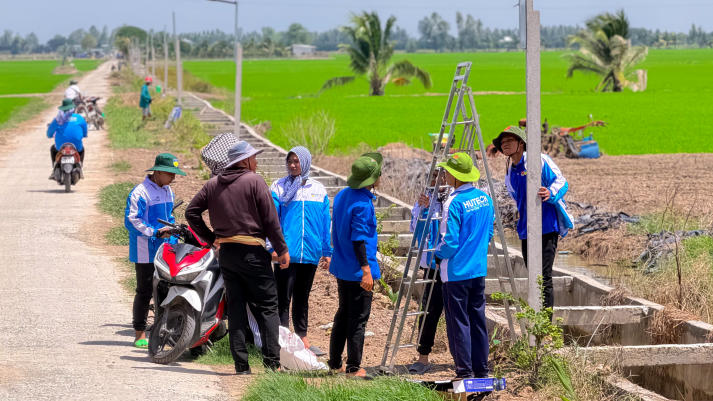 Sau 10 ngày ra quân, chiến sĩ HUTECH phủ xanh các mặt trận bằng những phần việc thiết thực 68