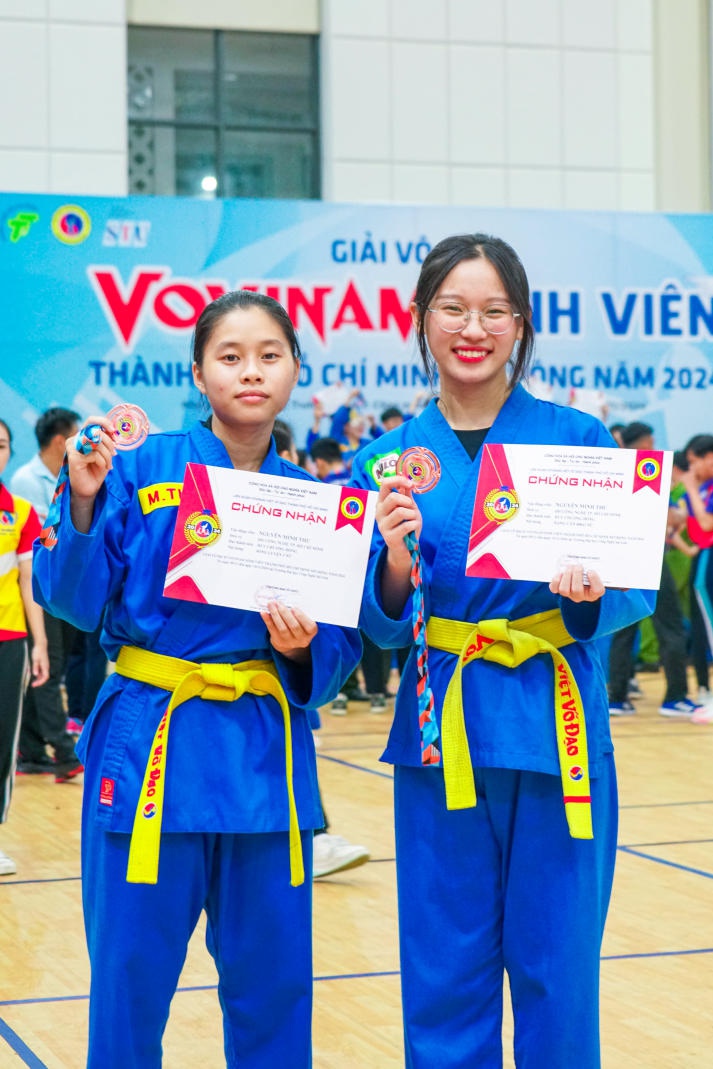 Đội tuyển Vovinam HUTECH đạt thành tích “khủng” tại Giải Vô địch Vovinam Sinh viên TP.HCM mở rộng năm 2024 220