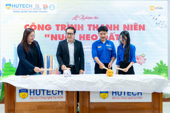 Nuôi heo đất, sinh viên Khoa Quản trị kinh doanh lan tỏa tinh thần sẻ chia đến cộng đồng 35