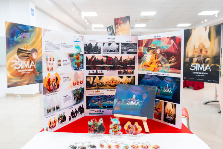 Sinh viên Thiết kế đồ họa xây dựng “vũ trụ game mini” qua loạt đồ án tại triển lãm Thiết kế dựng hình 13