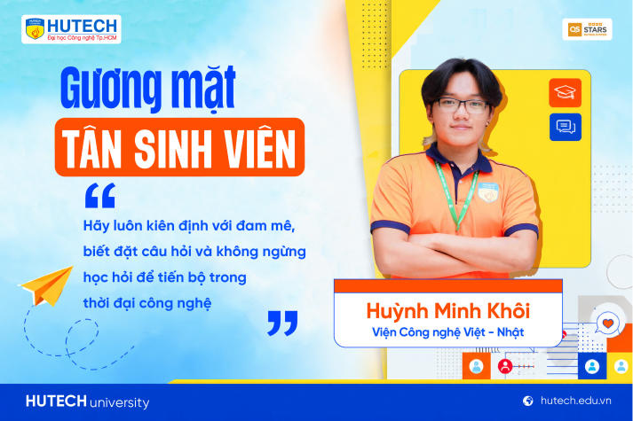[Gương mặt tân sinh viên] Huỳnh Minh Khôi và hành trình hiện thực hóa đam mê công nghệ 10